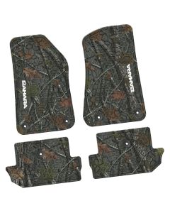18-24 Jeep JL 2 Dr Front and RearTire Tread/Scorched Earth Scene w/ Sahara Insert - Rugged Woods w/ White insert
