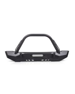 Crawltek Revolution -  Pyro Mid-Width Front Bumper with Flat Top Stinger - Wrangler CJ/YJ/TJ
