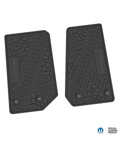 14-18 Jeep JK 2 Dr Front -Tire Tread/Scorched Earth Scene w/ Wrangler Insert - Black