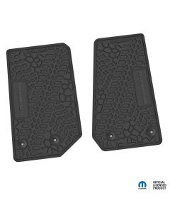 14-18 Jeep JK 2 Dr Front -Tire Tread/Scorched Earth Scene w/ Wrangler Insert - Black