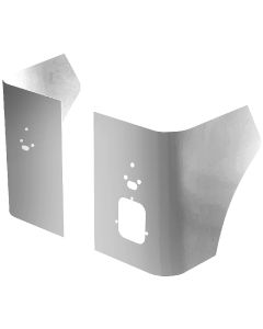 WARRIOR POLISH ALUM CORNERS W/HOLES CJ7