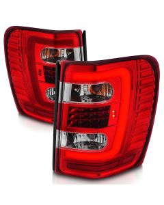 Anzo USA  LED Tail Lights with C Light Bar for 99-04 Jeep Grand Cherokee WJ