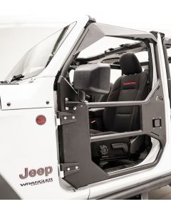 Fab Fours JL1030-1 Front Full Tube Doors for 18-19 Jeep Wrangler JL