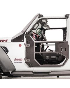 Fab Fours JL1032-1 Front Half Tube Doors for 18-20 Jeep Wrangler JL 2-Door and Gladiator JT