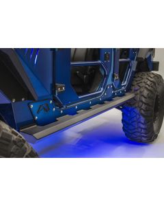 Fab Fours JK07-G1450-1 Light Rock Sliders for 07-18 Jeep Wrangler Unlimited JK