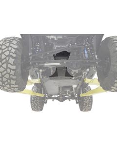 FAB4 TRANS/OIL PAN SKID PLATE JK BLACK