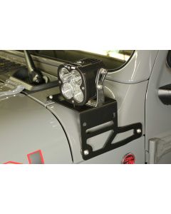 Fabtech  Cowl Light Mount Brackets for 18-22 Jeep Wrangler JL & Gladiator JT 