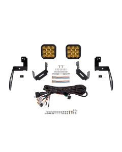 Diode Dynamics DD7286 SS5 CrossLink Bumper Sport Driving Yellow Pod Light Kit for 07-18 Jeep Wrangler JK