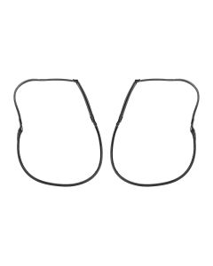 AccuPart  Front Door Seals for 97-06 Jeep Wrangler TJ