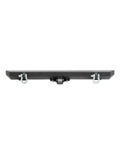 Smittybilt  Classic Rear Bumper with Hitch in Textured Black for 87-06 Jeep Wrangler YJ, TJ & Unlimited