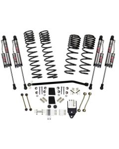 Skyjacker  3.5" Suspension Lift System with Dual Rate Long Travel Coil Springs & ADX 2.0 Remote Reservoir Shocks for 18-23 Jeep Wrangler JL Unlimited 4-Door