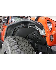 Fishbone Offroad FB33007F Aluminum Front Fender Liners for 07-18 Jeep Wrangler JK
