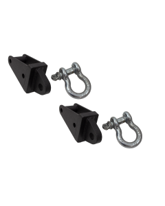 Fishbone Offroad FB22136 Rear D-Ring Frame Mounts for 07-18 Jeep Wrangler JK