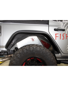 FISHBONE REAR RAW ALUM INNER LINERS JL