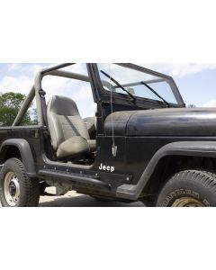 Fishbone Offroad FB23115 Rock Sliders with Tube Steps for 87-95 Jeep Wrangler YJ
