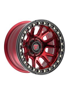 FB151-17905127N38R - FITTIPALDI FB151R 17X9 - 5X5 BS 3.5 -METALLIC RED WITH RED TINT