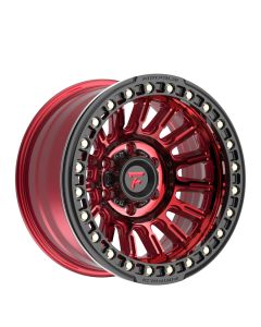 FB152-17905127N38R - FITTIPALDI FB152R 17X9 - 5X5 BS 3.5 -METALLIC RED WITH RED TINT