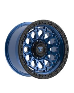 FT101-17905127N12BLB - FITTIPALDI OFFROAD FT101BLB 17X9 - 5X5 BS 4.5 -GLOSS  BLUE WITH SATIN BLACK RING