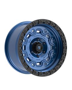 FT100-17905127N12BLB - FITTIPALDI OFFROAD FT100BLB 17X9 - 5X5 BS 4.5 -GLOSS BLUE WITH SATIN BLACK RING