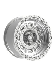 FT100-17905127N12MS - FITTIPALDI OFFROAD FT100MS 17X9 - 5X5 BS 4.5 -GLOSS SILVER MACHINED
