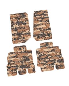 14-18 Jeep JKU 4 Dr Front and Rear -Tire Tread/Scorched Earth Scene - Cyberflage