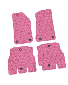 18-24 Jeep JLU Front and Rear -Tire Tread/Scorched Earth Scene - Pink