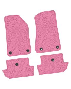 18-24 Jeep JL 2 Dr Front and RearTire Tread/Scorched Earth Scene -Pink