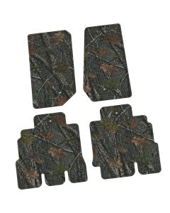 FlexTread  Tire Tread/Scorched Earth Scene Front & Rear Floor Liners for 07-18 Jeep Wrangler JK Unlimited 4-Door