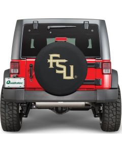 HBS TIRE COVER FL ST FSU BLK 31x11 BLK