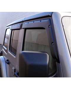 Focus Auto Design Inc. TV7W18-4 Tough Visors for 18-22 Jeep Wrangler JL Unlimited & Gladiator JT