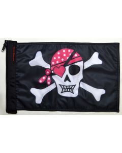 FOREVER WAVE PINK PIRATE FLAG