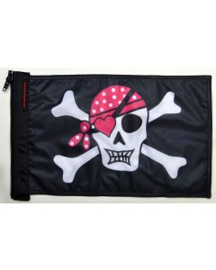 FOREVER WAVE PINK PIRATE FLAG