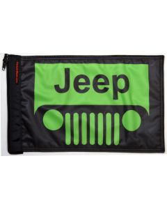 FOREVER WAVE JEEP GRILLE FLAG LM GREEN