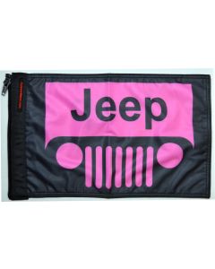 FOREVER WAVE JEEP GRILLE FLAG PINK
