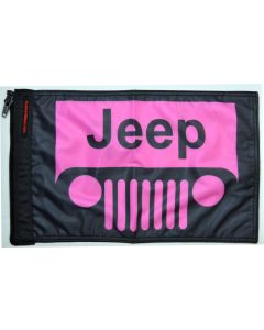 FOREVER WAVE JEEP GRILLE FLAG PINK