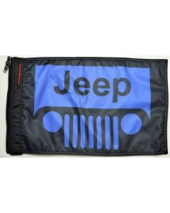 FOREVER WAVE JEEP GRILLE FLAG BLUE
