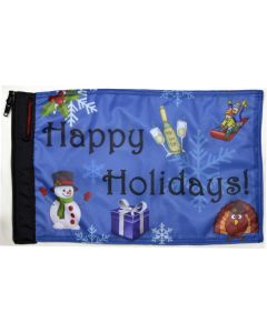 FOREVER WAVE HAPPY HOLIDAYS FLAG