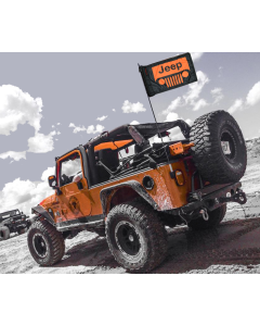 Forever Wave  Interchangeable Flag System Mount Sleeves for Jeep Vehicles 