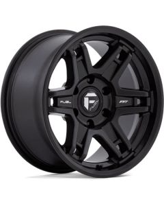 D836 SLAYER MATTE BLACK 18X8.5 6X139.7 4.79 BS 1mm OS