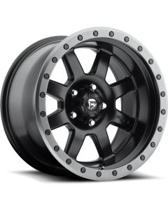 FUEL TROPHY BLACK 17X8.5 5X5 5.0BS    D5