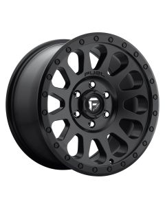FUEL VECTOR 16X8 5X4.5 5.25BS BLK     D5