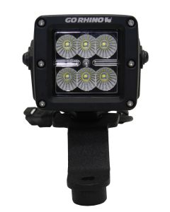 Go Rhino 730030T 3" Cube Windshield Cowl Light Mounts for 18-19 Jeep Wrangler JL & 2020 Jeep Gladiator JT