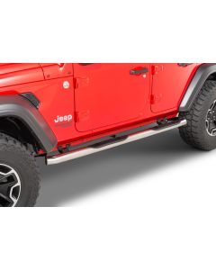 GO RHINO 4000 3IN STEPS JLU CHROME