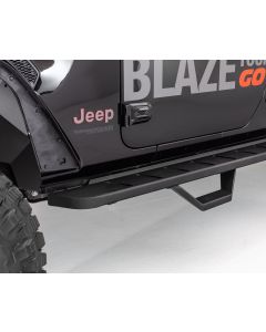 RB10 RUN BOARDS W STEP JK 2DR BLK TEXT