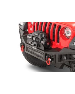 Go Rhino 332000T Rockline Fairlead Mount Plate for 18-19 Jeep Wrangler JL & 2020 Jeep Gladiator with Go Rhino Rockline Front Bumper