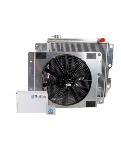 Griffin Radiator & Thermal Products CU-00032 ExactFit Series Aluminum Radiator Combo Unit for 87-06 Jeep Wrangler YJ, TJ & Unlimited