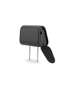 Headrest safe unit, Left-Hand Driver (US), standard size, charcoal, cloth cover