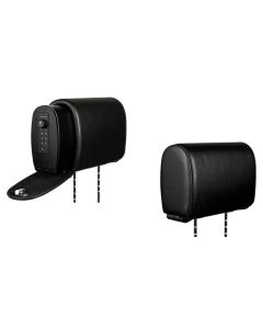 Bundle Headrest safe unit, inner and outer shell, non-safe unit, black vinyl