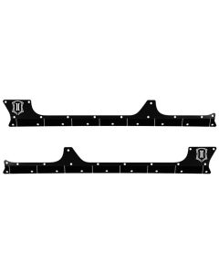 ICON Vehicle Dynamics 25163 Body Armor Pair in Black for 18-21 Jeep Wrangler JL Unlimited-Door