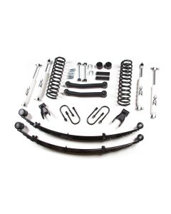 Zone Offroad Products  4.5" Lift Kit with Rear Leaf Springs for 84-01 Jeep Cherokee XJ 